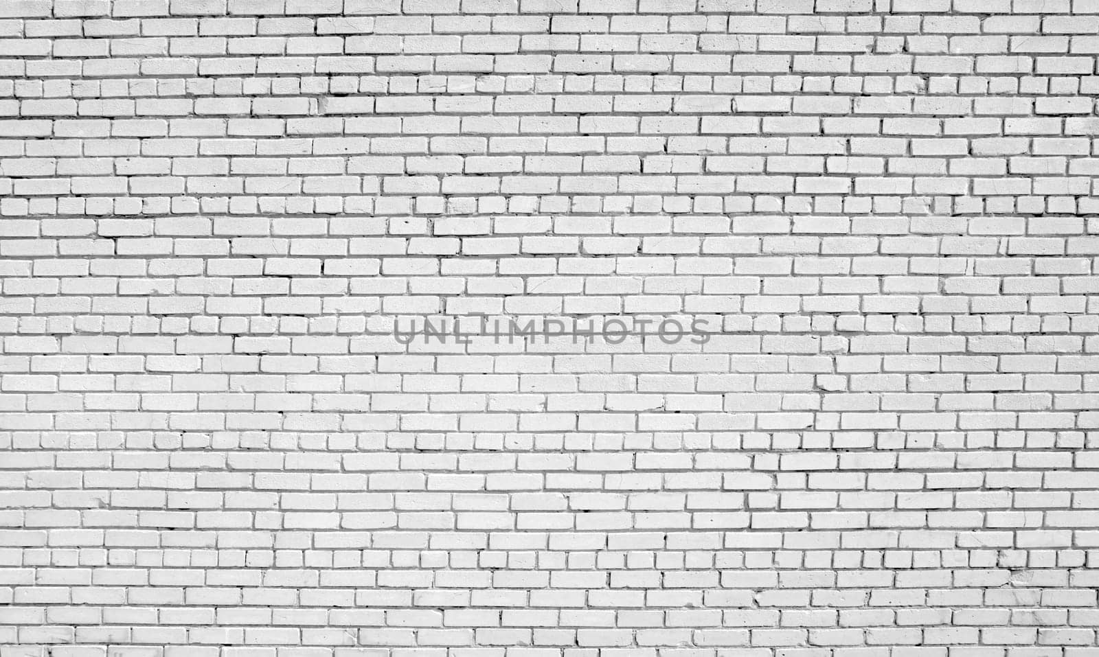 White brick wall background texture
