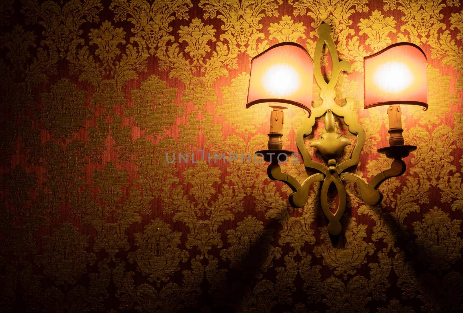 Vintage venetian background. Retro pattern in this old decorative wallpaper.