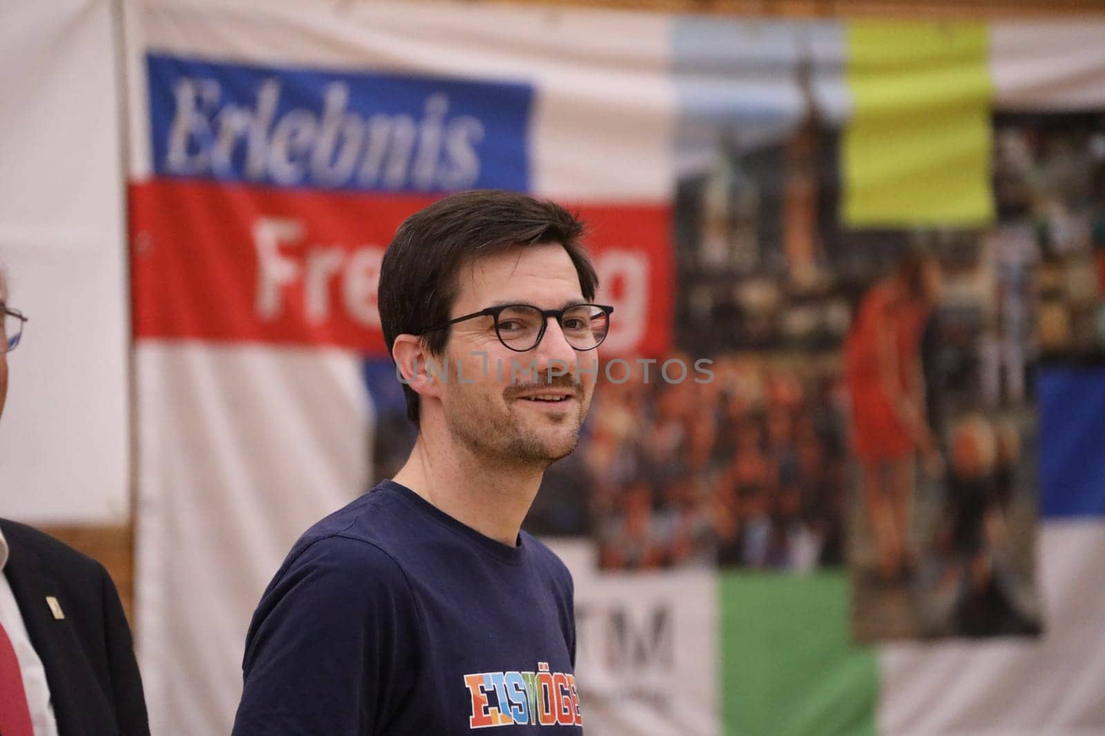 Freiburg's Lord Mayor,Lord Mayor Martin Horn at the game of the 1.BBL Women 2021/2022 - Eisvoegel USC Freiburg - Rheinland Lions. .. Photo: Joachim Hahne/johapress