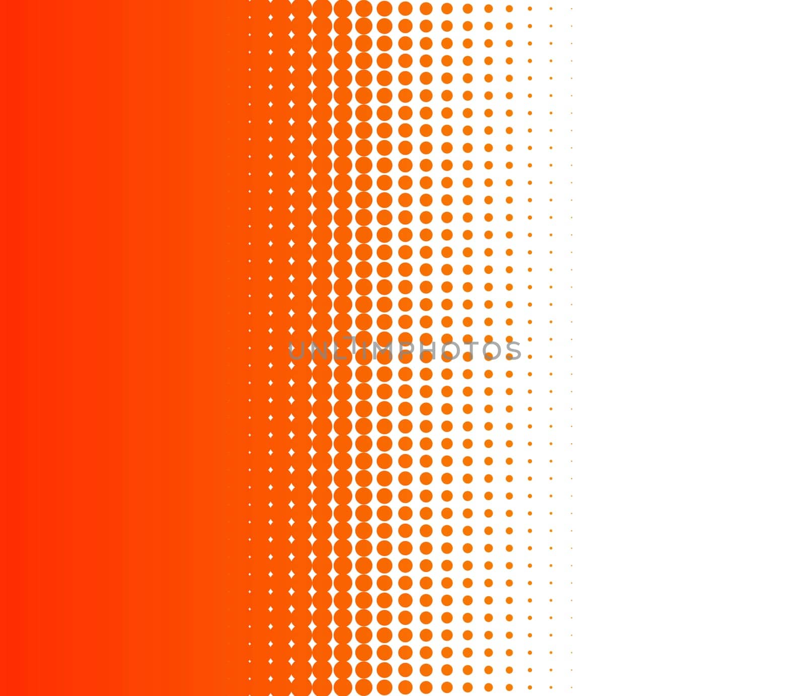 Dotted gradient background red and white