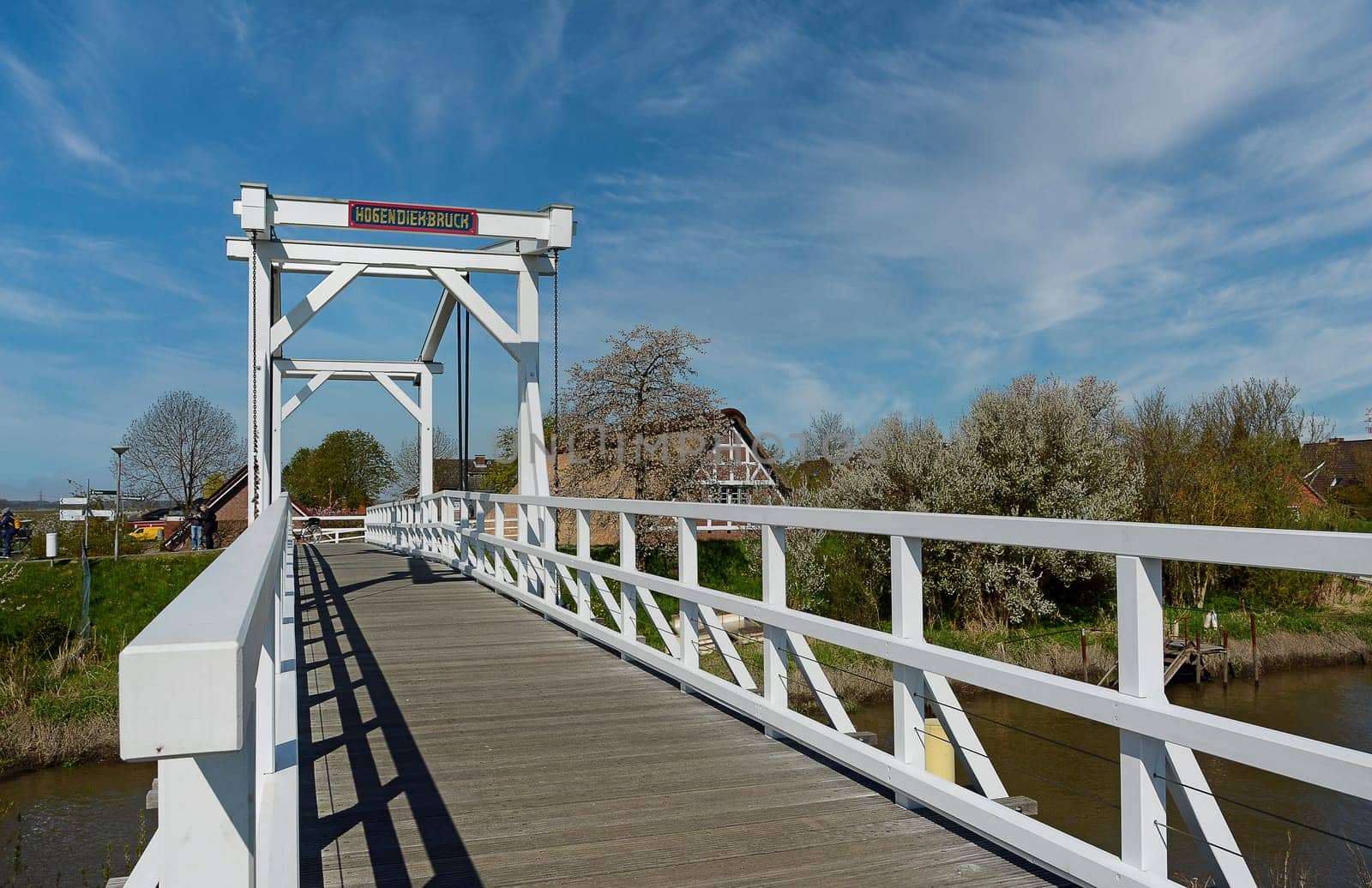 white bridge