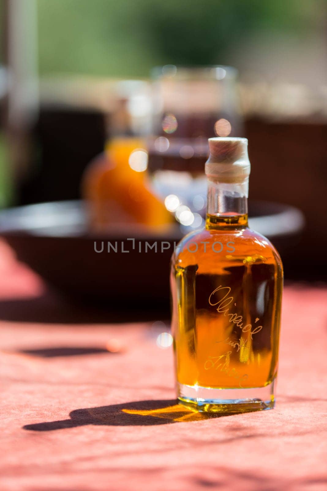 a bottle oil