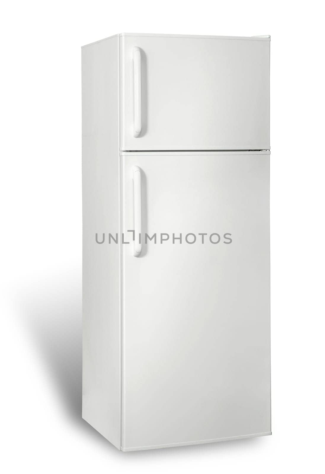 Refrigerator isolated on white background