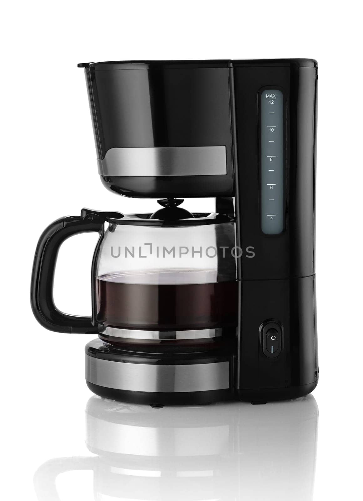 Coffee maker isolated on white background
