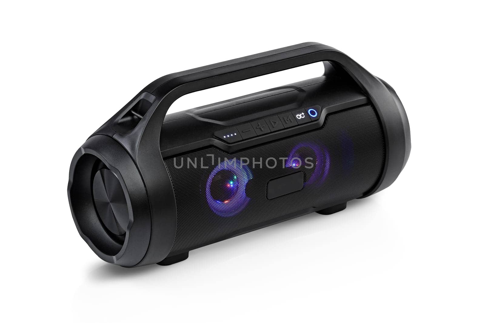 Bluetooth speaker isolated on white  background