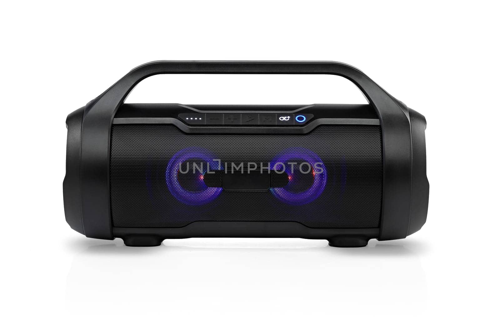 Bluetooth speaker isolated on white  background