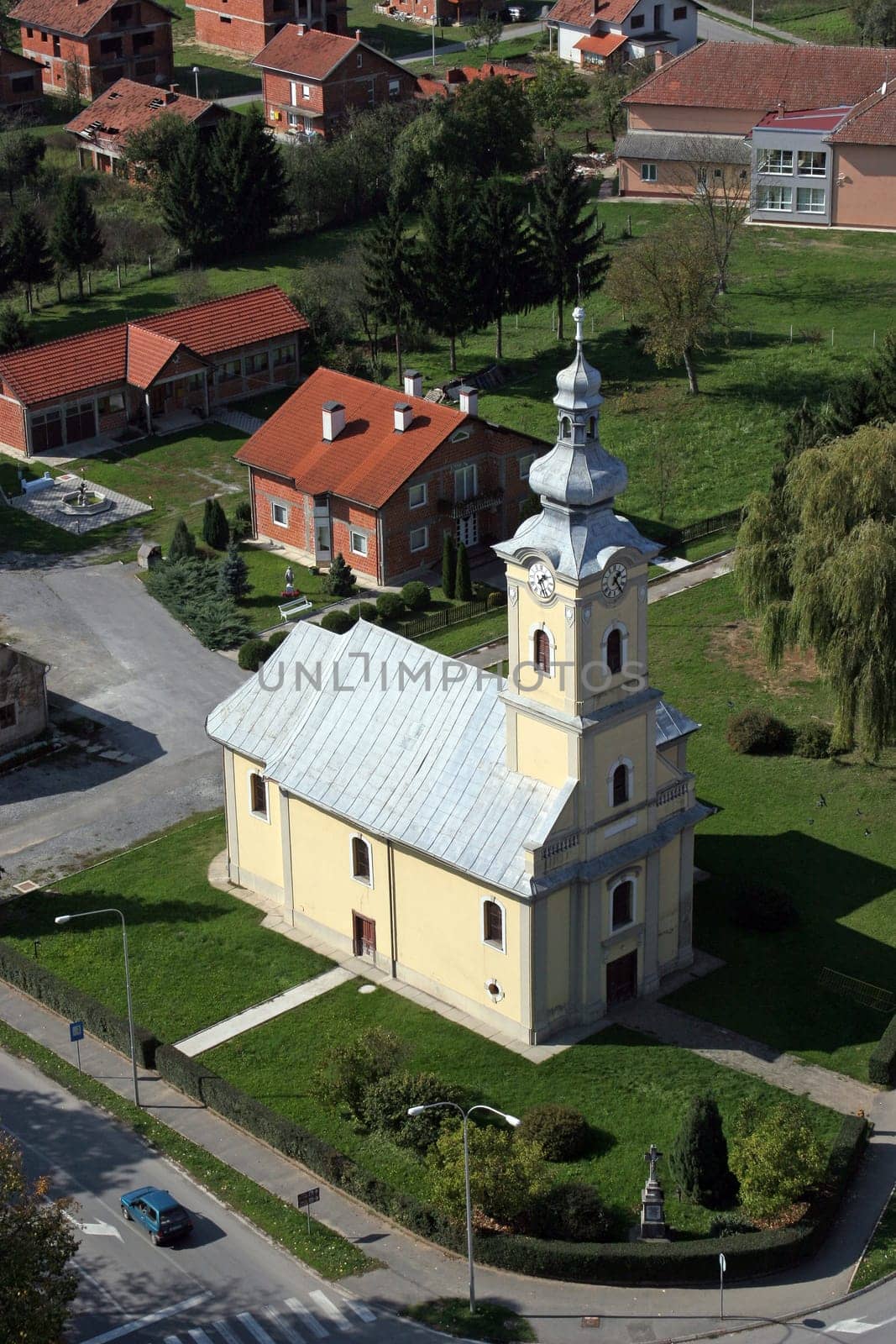 Parish church of Saint Joseph in Grubisno Polje, Croatia