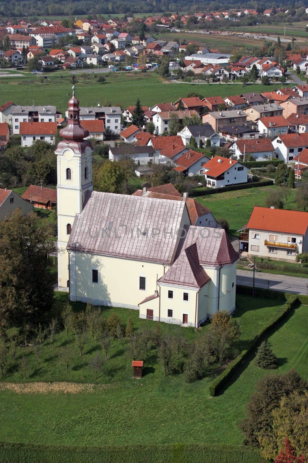 Parish Church of the Visitation of the Virgin Mary in Garesnica, Croatia