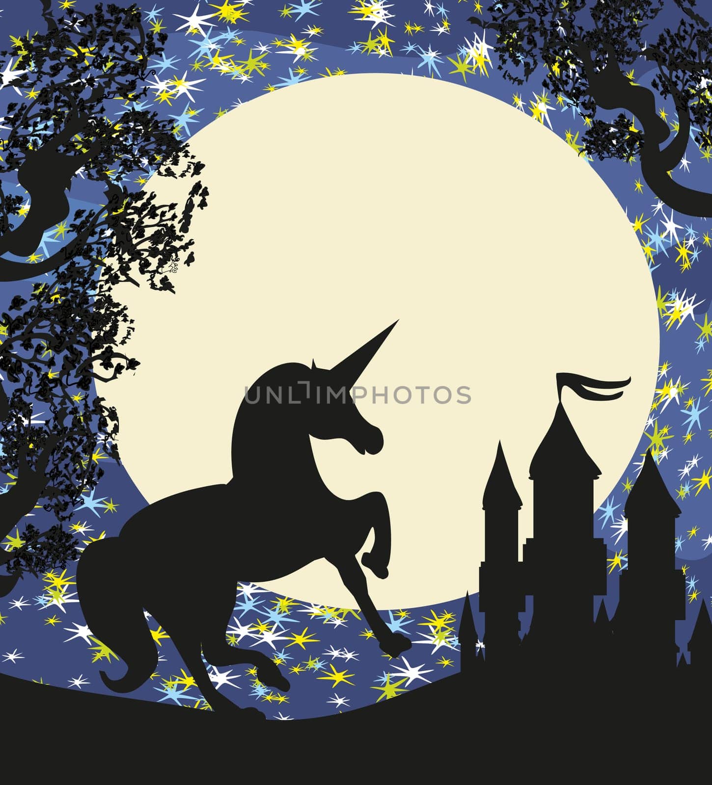 Castle and Unicorn