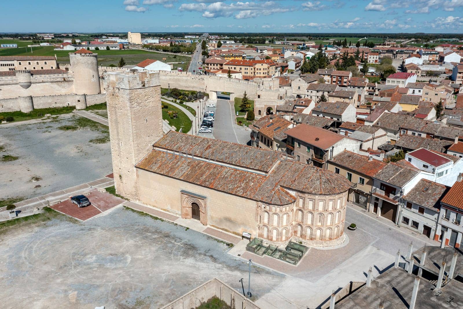 Church of San Martin in Cuellar, in the province of Segovia (Spain)