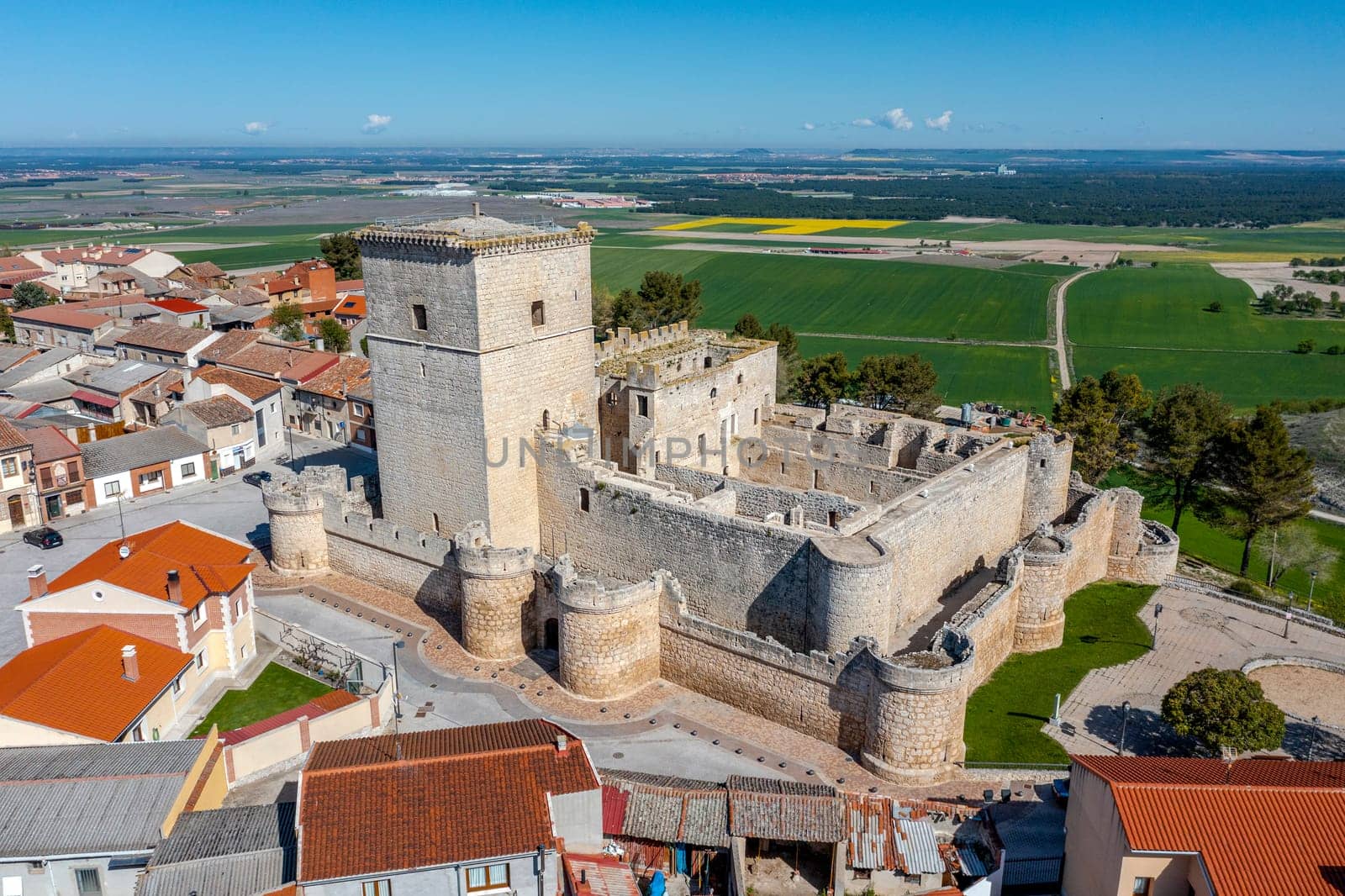 castle built in the XV century, located in the town of Portillo in the province of Valladolid Castile and Leon, Spain