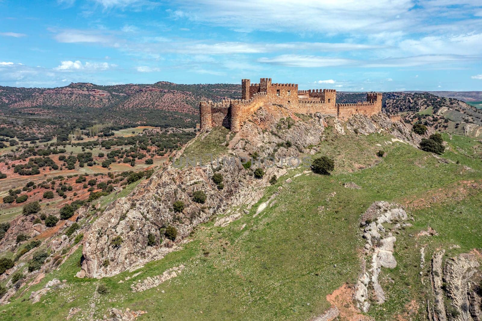 Riba de Santiuste castle, Guadalajara, Castile La Mancha community, Spain
