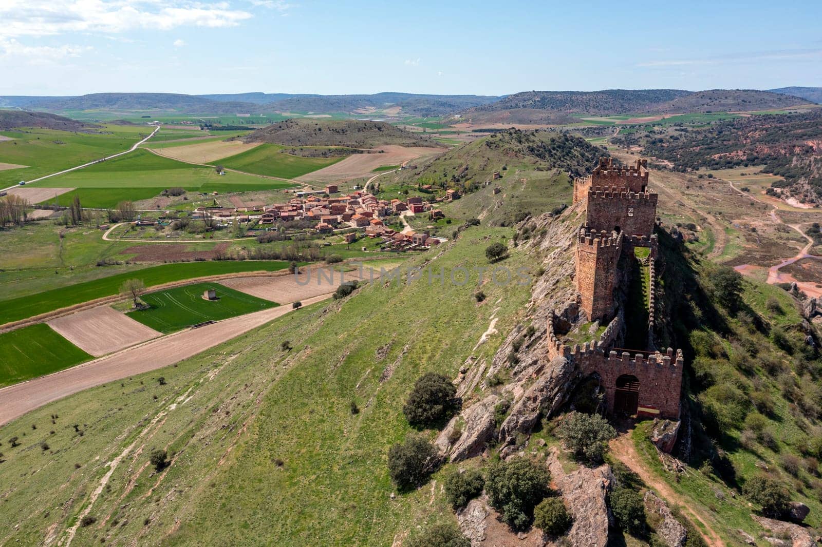 Riba de Santiuste castle, Guadalajara, Castile La Mancha community, Spain