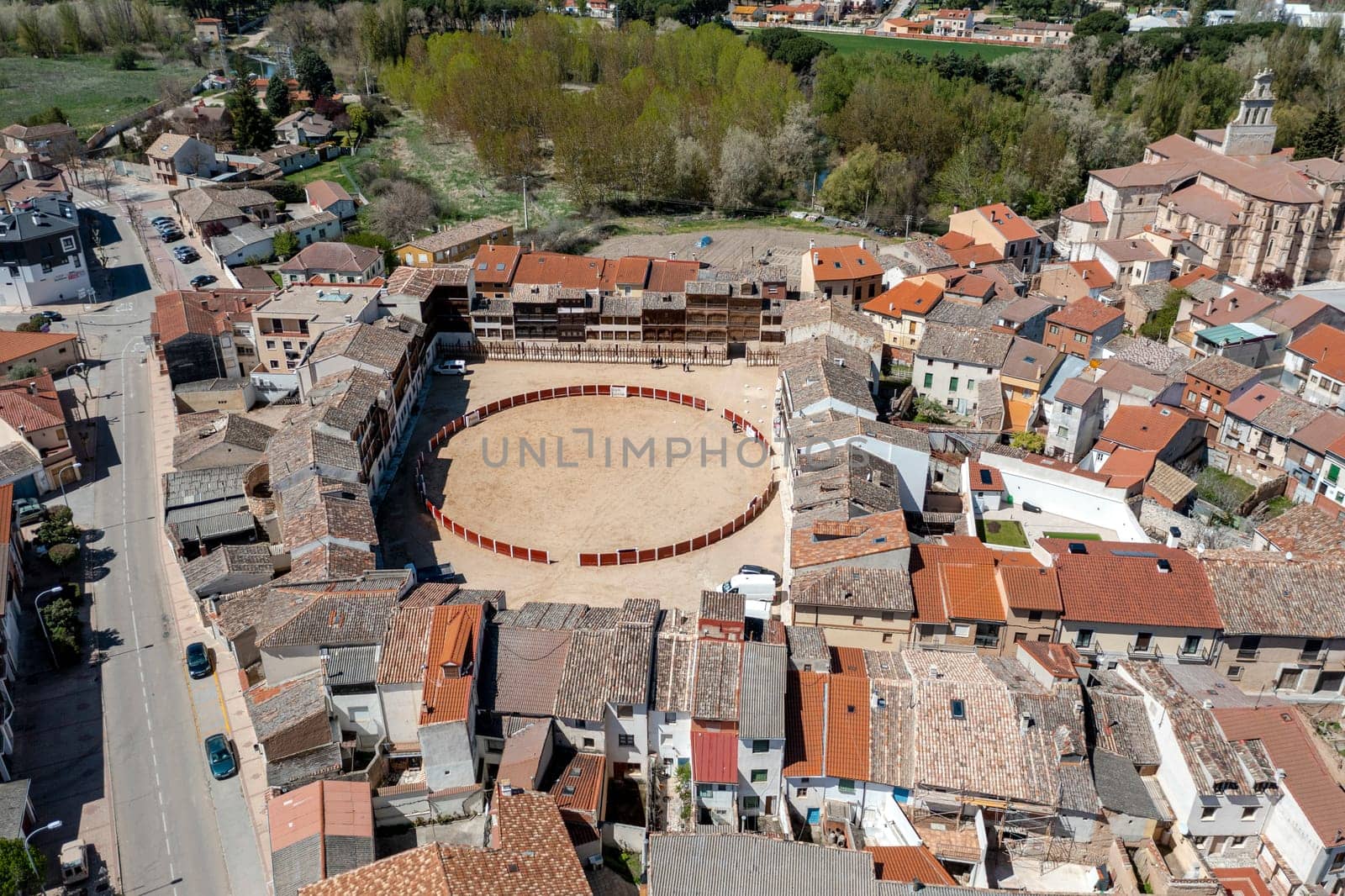 Bullfighting ring in the city of Penafiel, Valladolid Spain