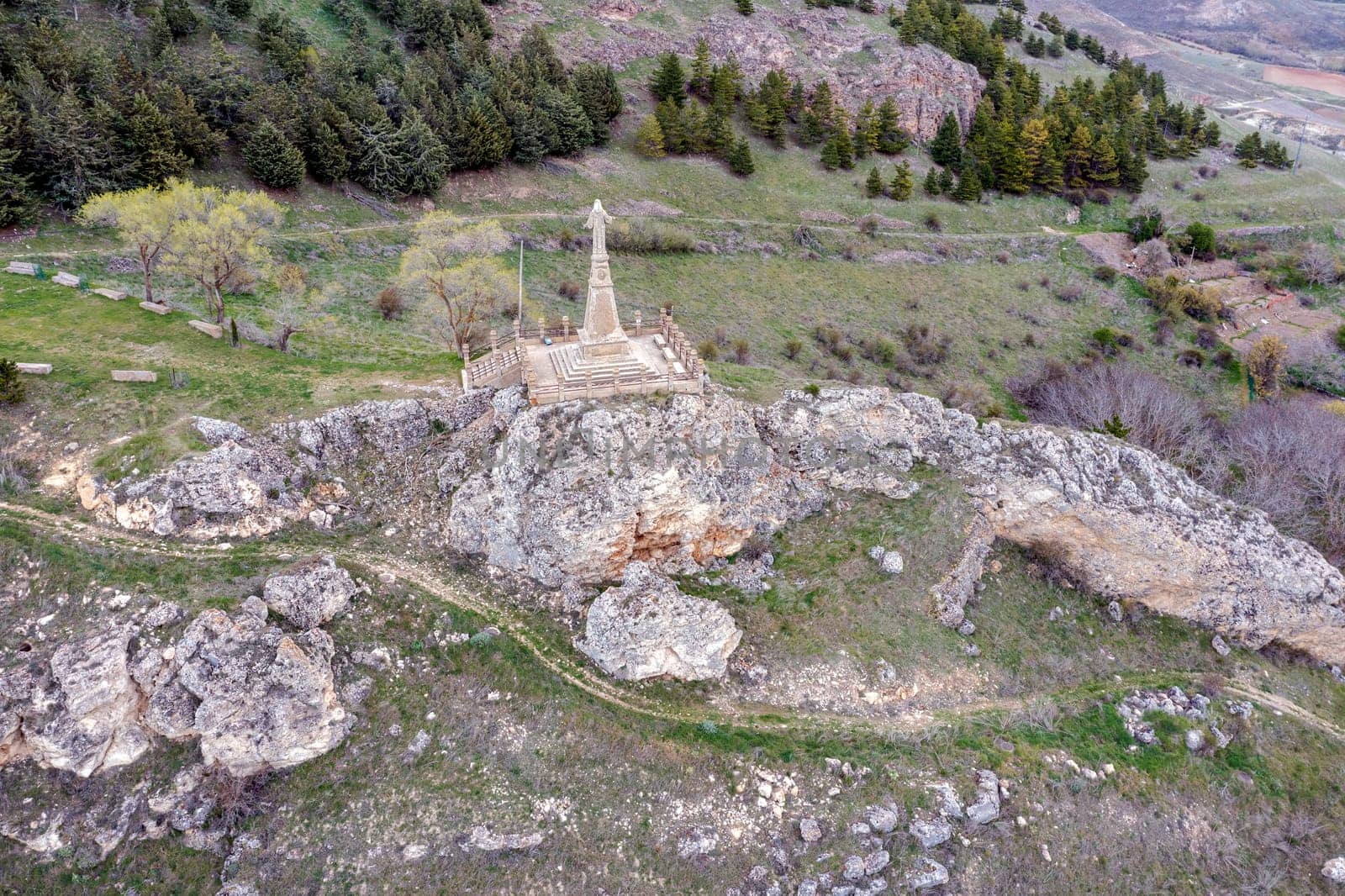 Statue of the Christ of Medinaceli, Soria,Spain
