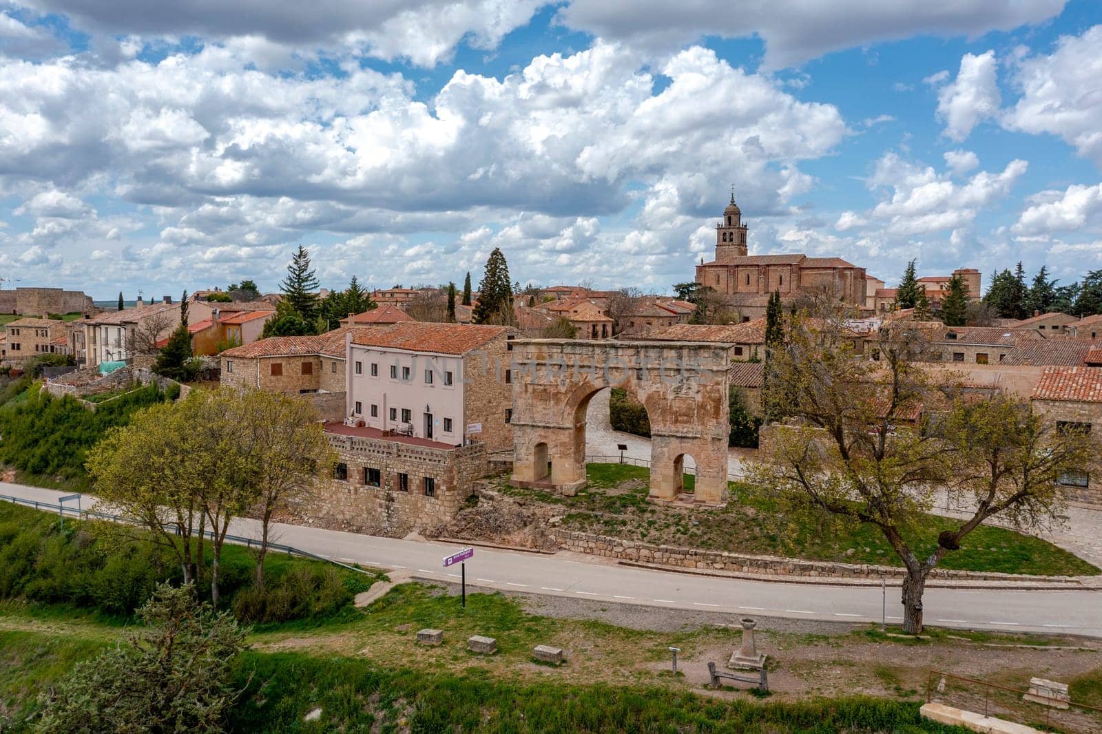 Roman arch of Medinaceli (2nd-3rd century) Soria province Castilla-Leon Spain