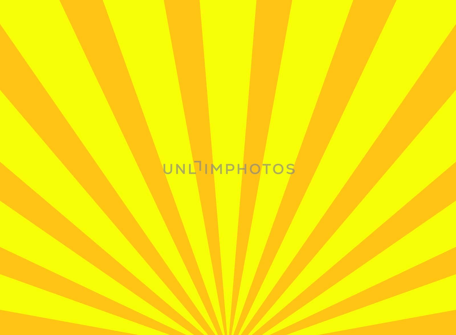 Rays background striped orange and yellow