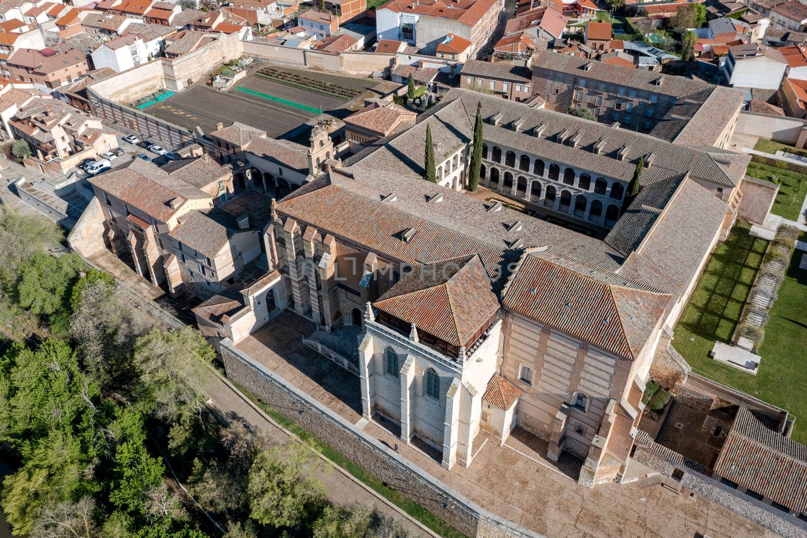 view Royal Monastery of Santa Clara in Tordesillas province of Valladolid Spain
