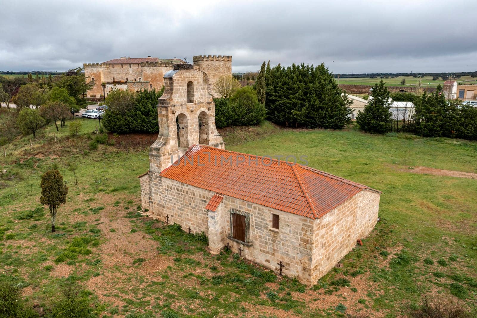 Villanueva de Canedo Hermitage Our Lady of Remedies in Topas, province of Salamanca, Spain