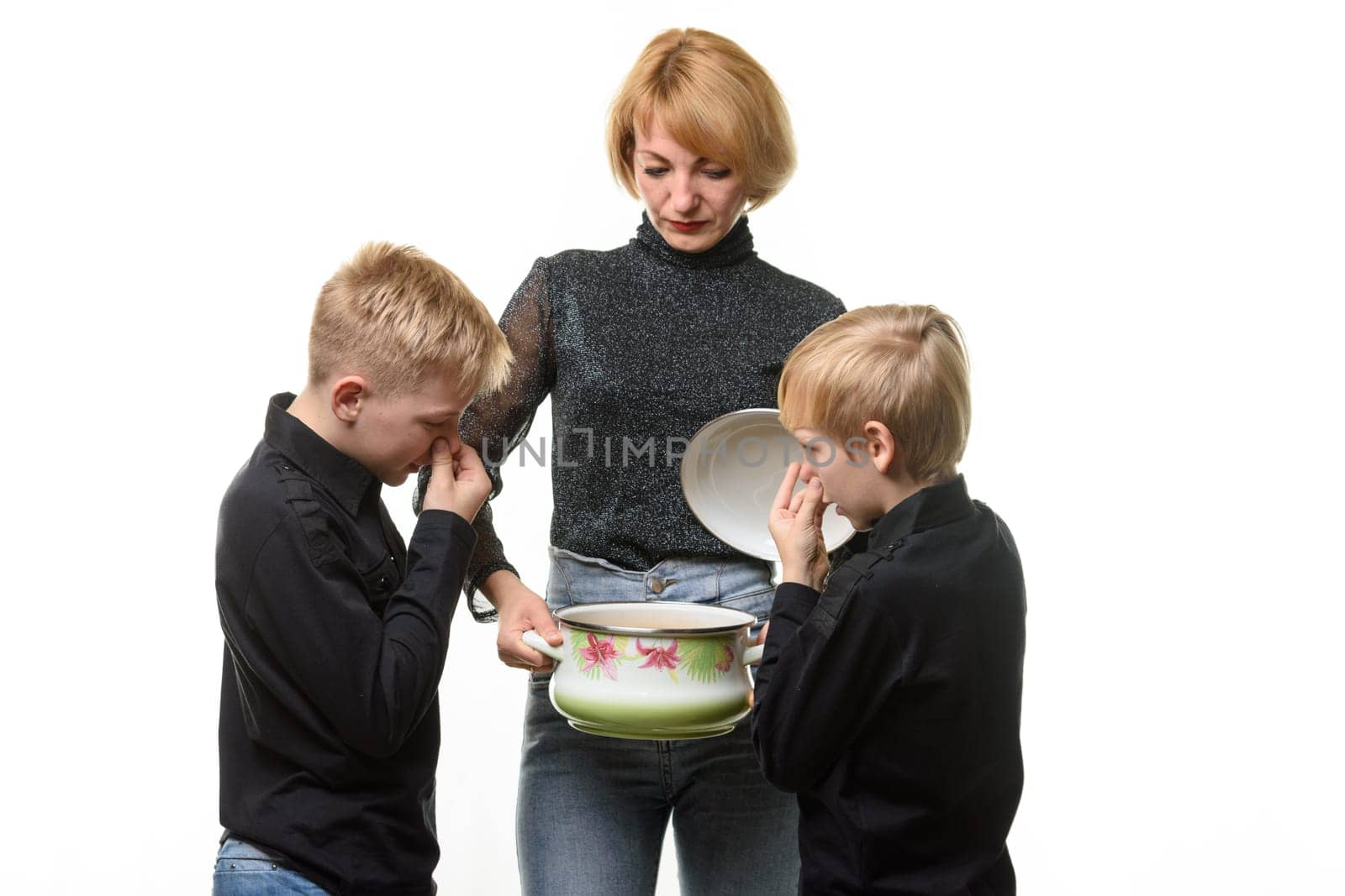 The children did not like the food cooked by their mother