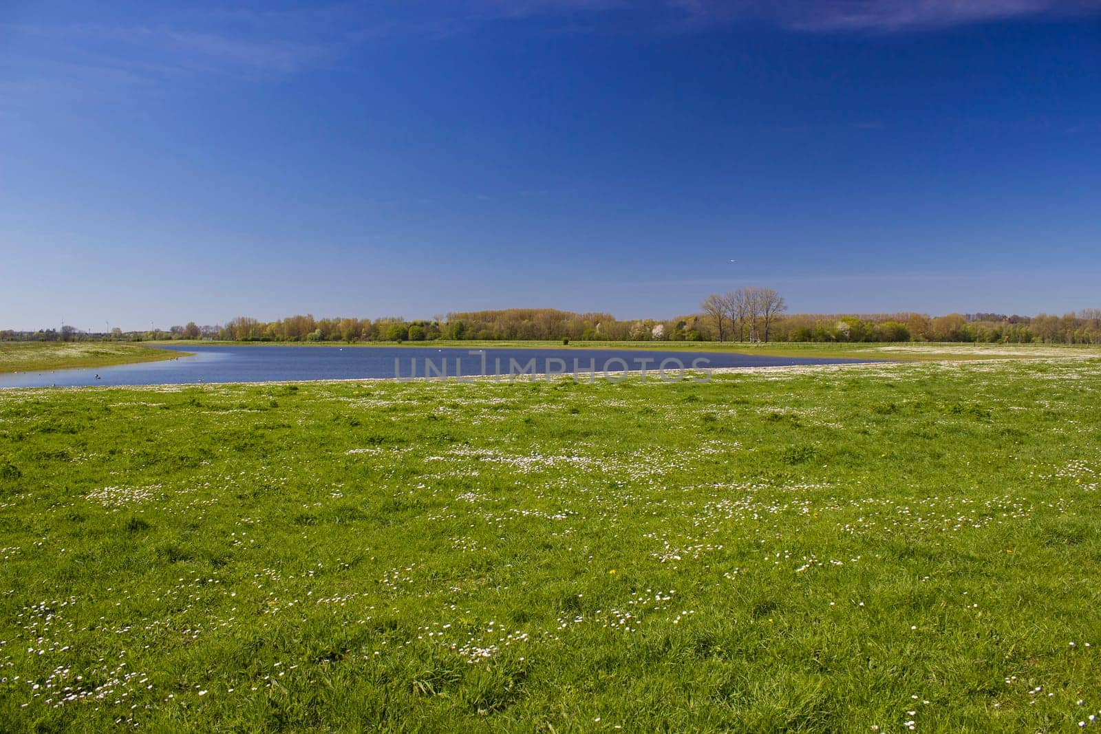 German countryside landscape, Lower Rhine Region, Germany