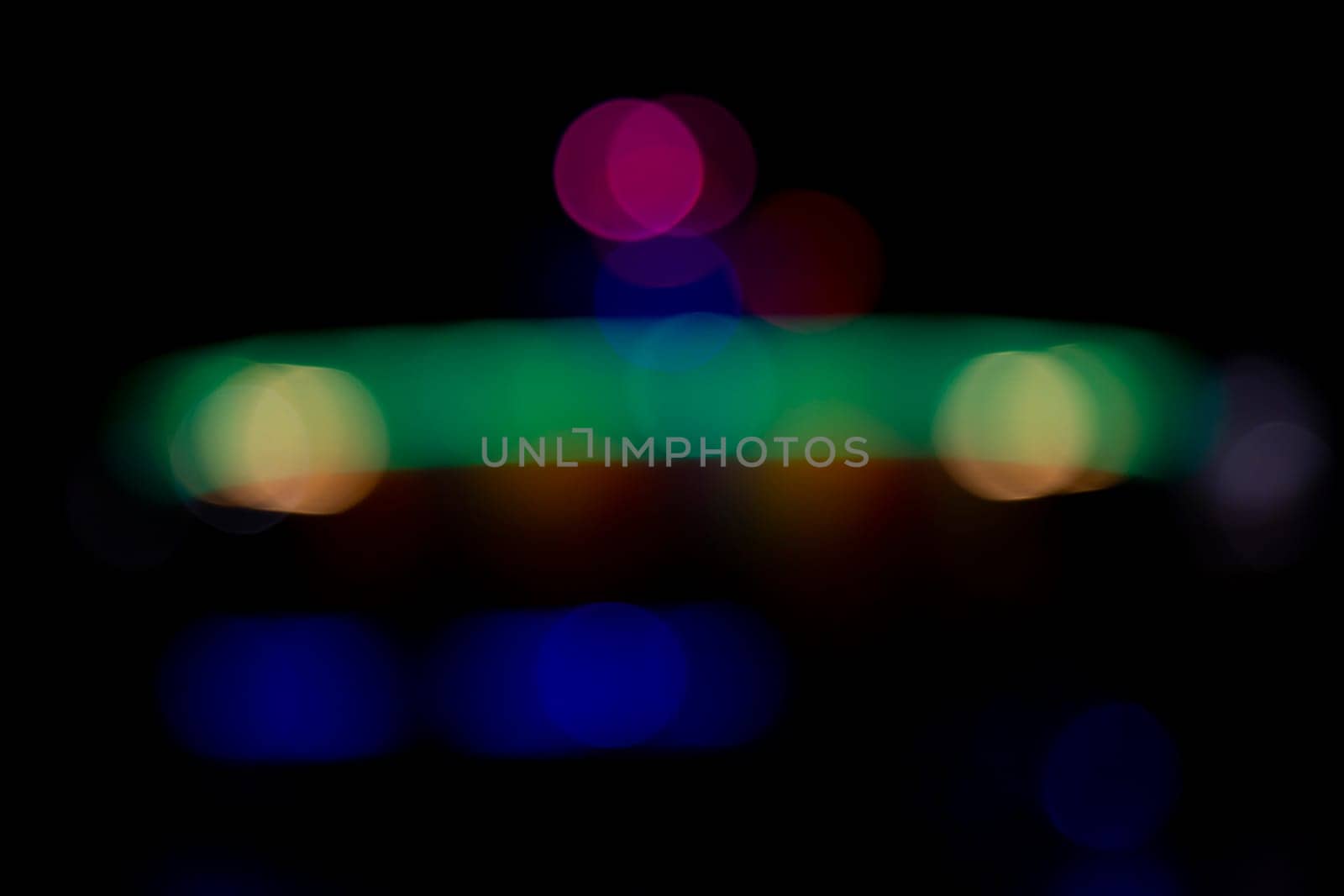 Abstract bokeh light effects on the night. Black background with colorful light effects. background with  Blur bokeh effects. Abstract background texture