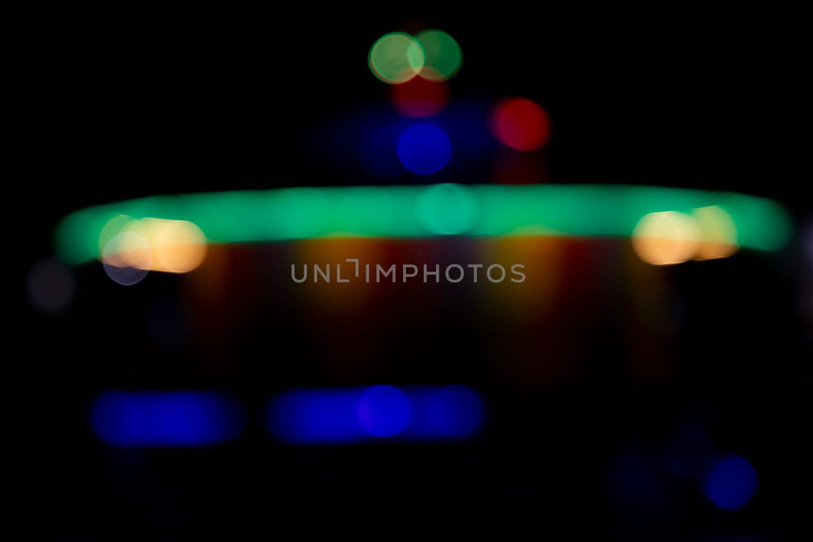 Abstract bokeh light effects on the night. Black background with colorful light effects. background with  Blur bokeh effects. Abstract background texture