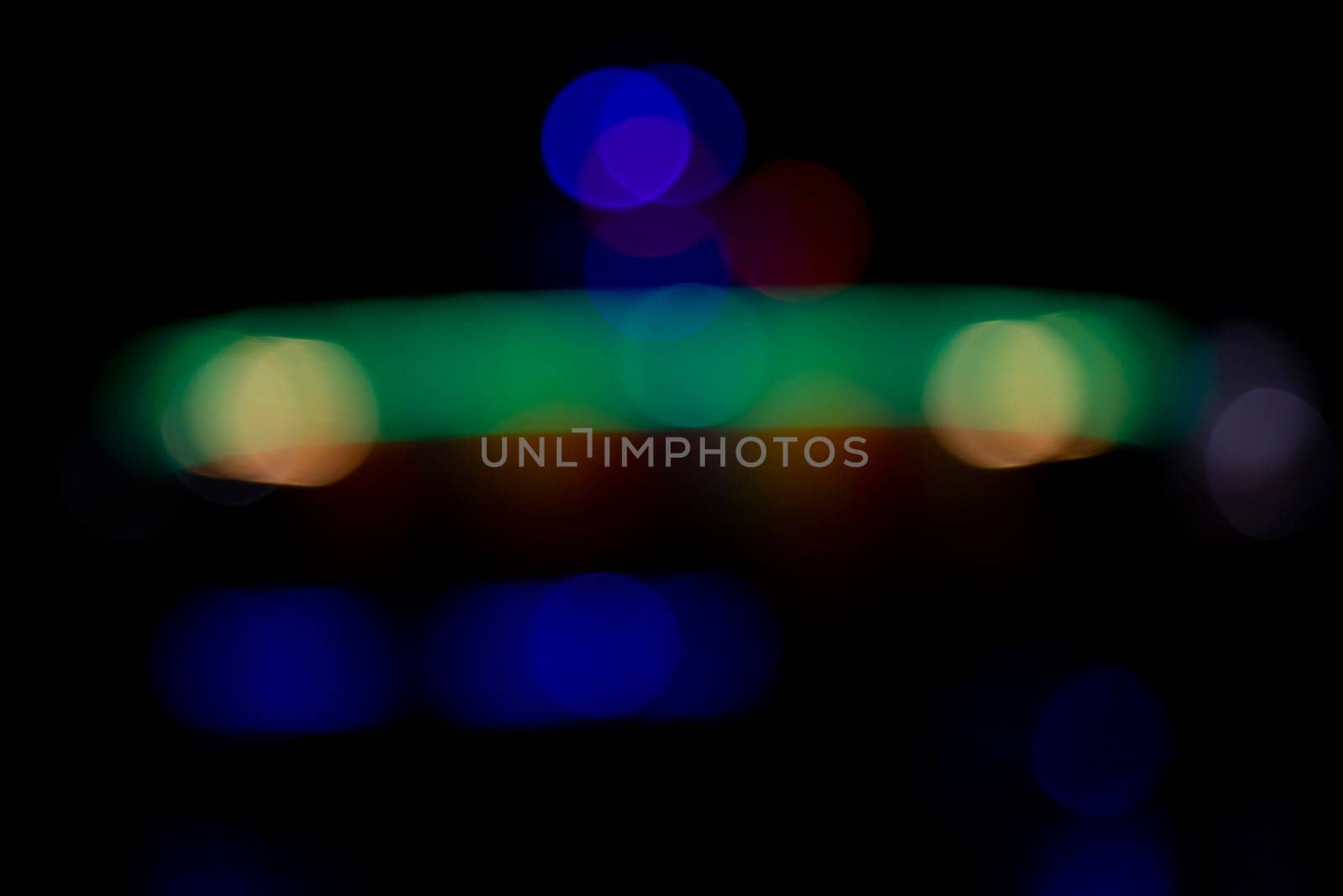 Abstract bokeh light effects on the night. Black background with colorful light effects. background with  Blur bokeh effects. Abstract background texture