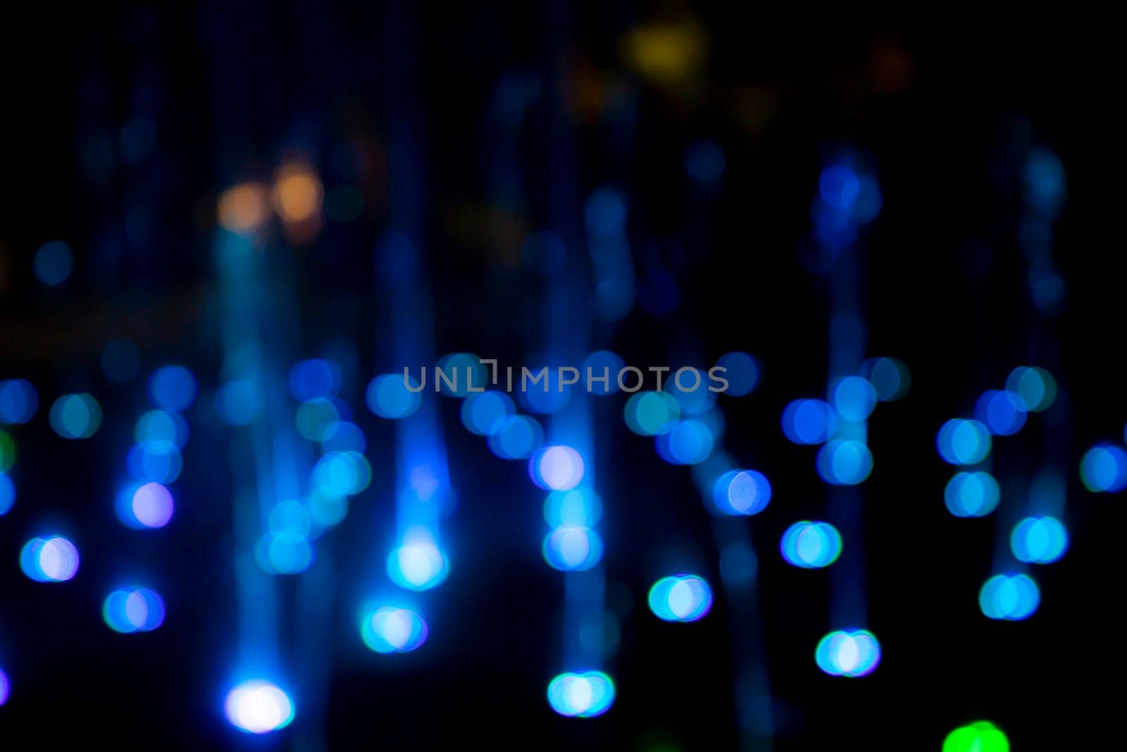 Abstract bokeh light effects on the night. Black background with colorful light effects. background with  Blur bokeh effects. Abstract background texture