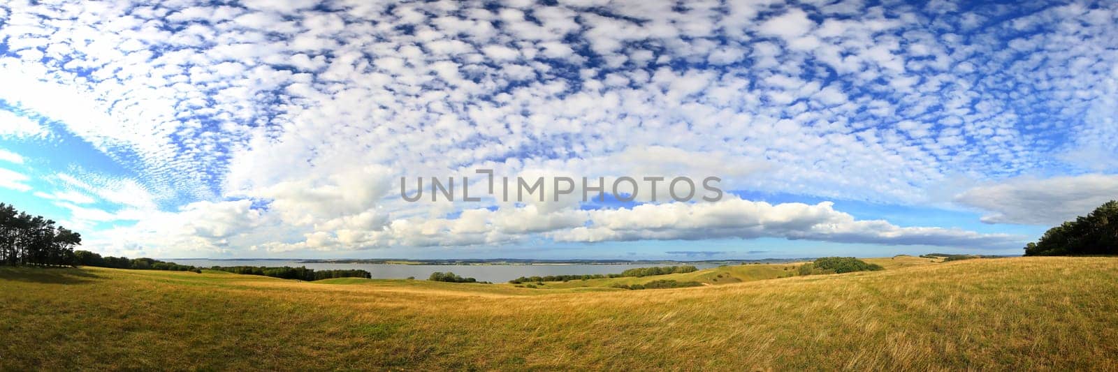 Groß Zicker dreamy landscape on the Baltic Sea island of Ruegen