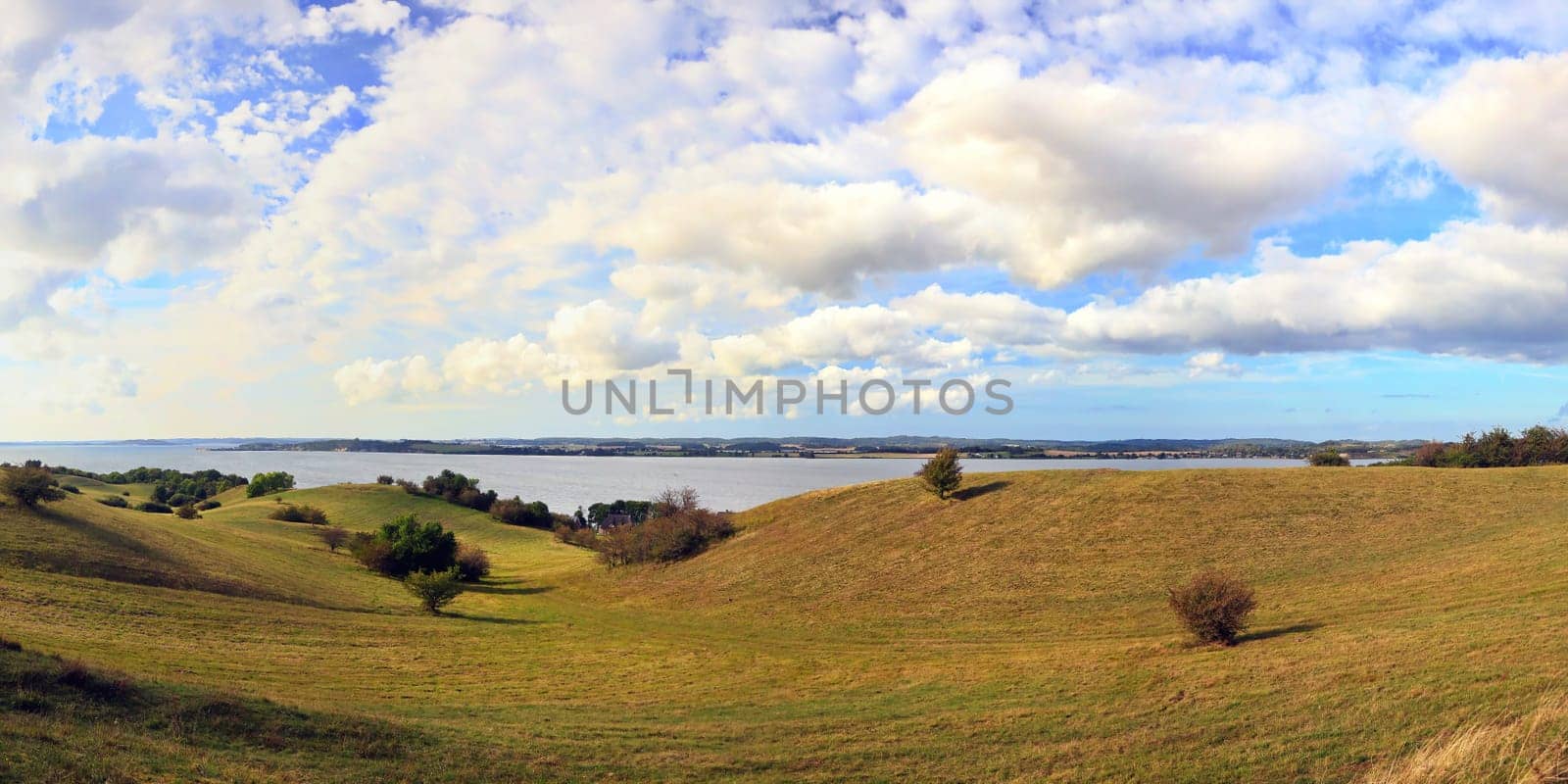Groß Zicker dreamy landscape on the Baltic Sea island of Ruegen