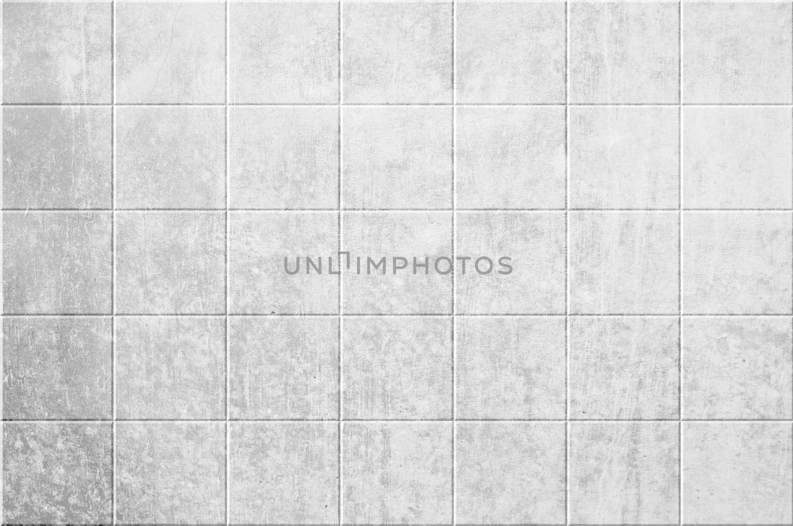 Dirty wall background with bright white grey tiles