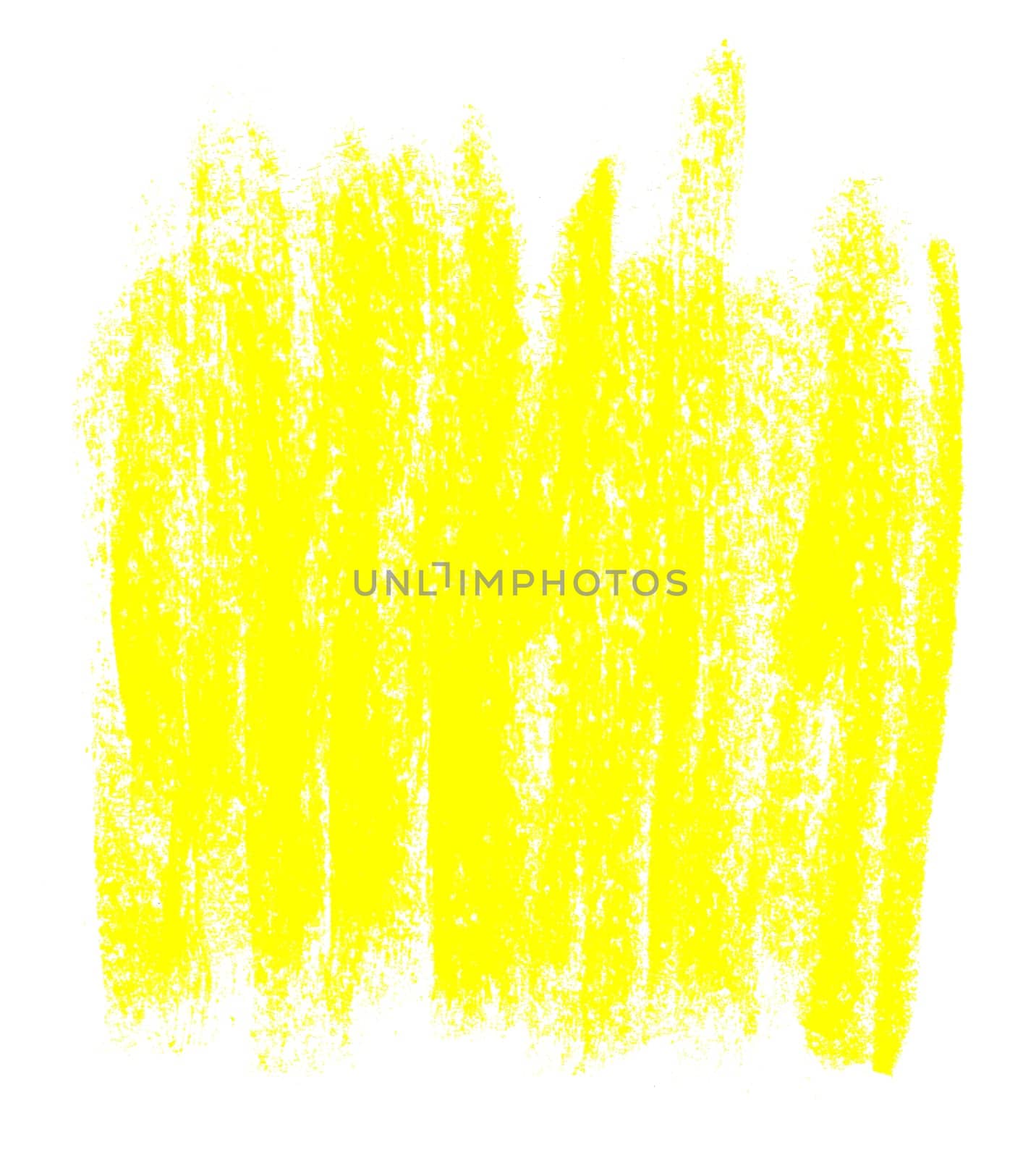 Yellow dirty hand painted pencil stripes
