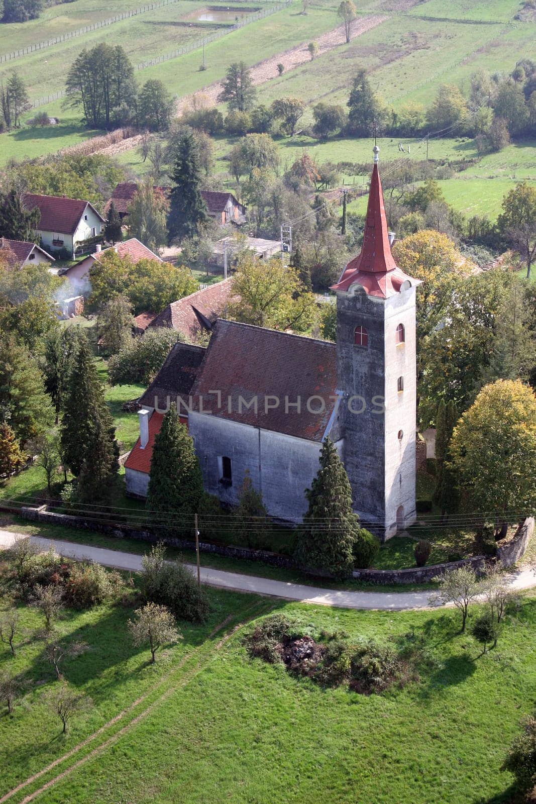 Church of Saint John the Baptist in Gornja Jelenska, Croatia