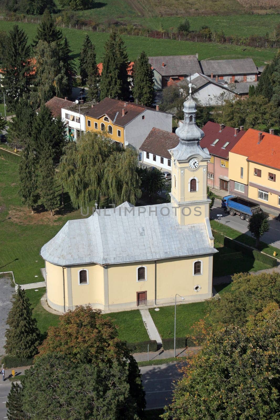 Parish church of Saint Joseph in Grubisno Polje, Croatia