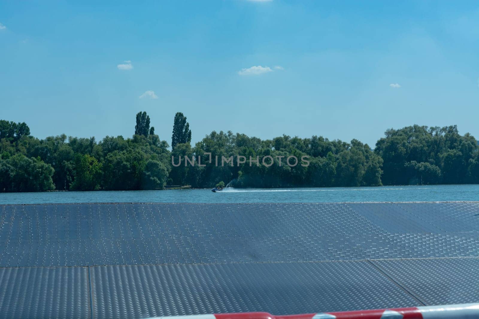 Scenic view of sail boat details
