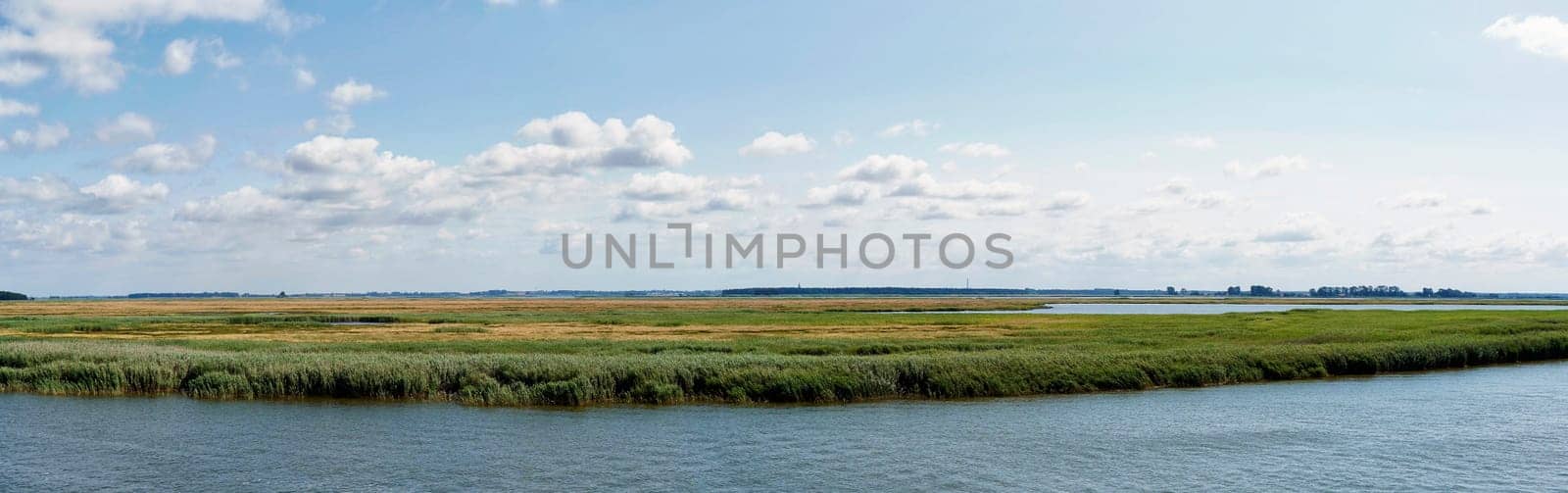 Zingster Strom river at the port of Zingst, Fischland-Darß peninsula, Mecklenburg-West Pomerania, Germany