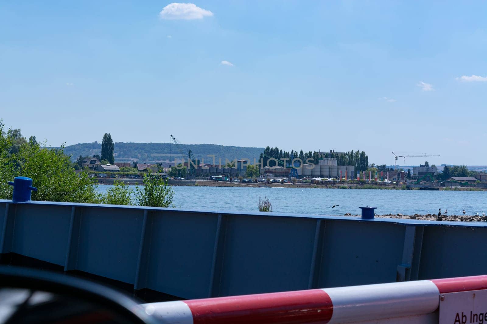 Scenic view of sail boat details