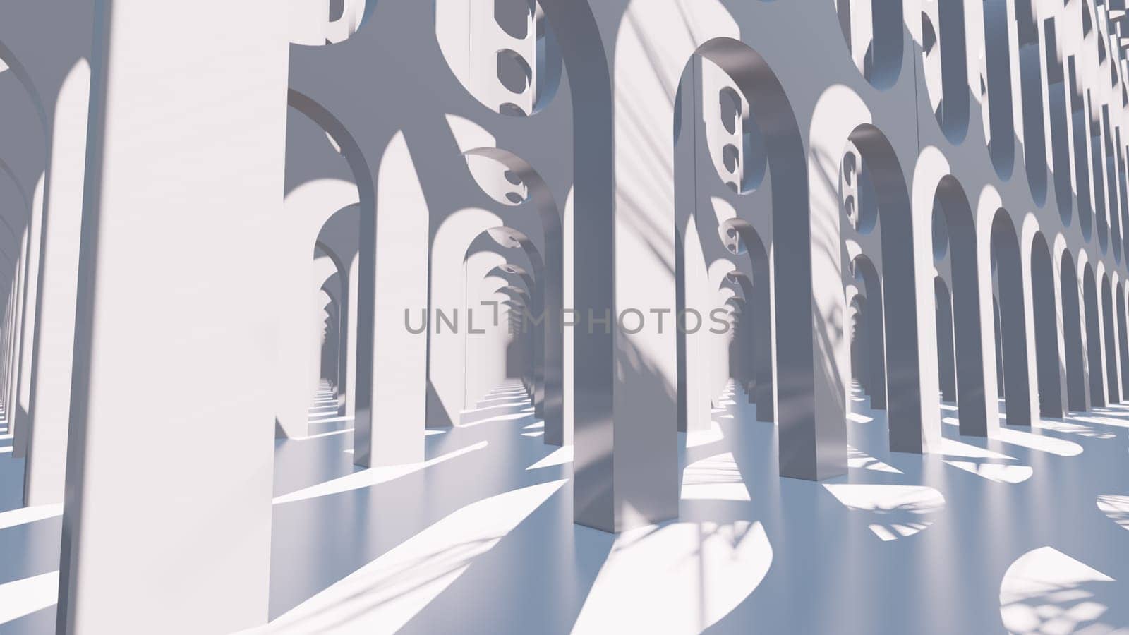 3D illustration Background for advertising and wallpaper in architecture and interior scene. 3D rendering in decorative concept.