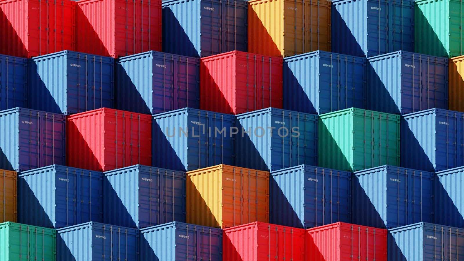 3D illustration Background for advertising and wallpaper in investment and storage cargo scene. 3D rendering in decorative concept.