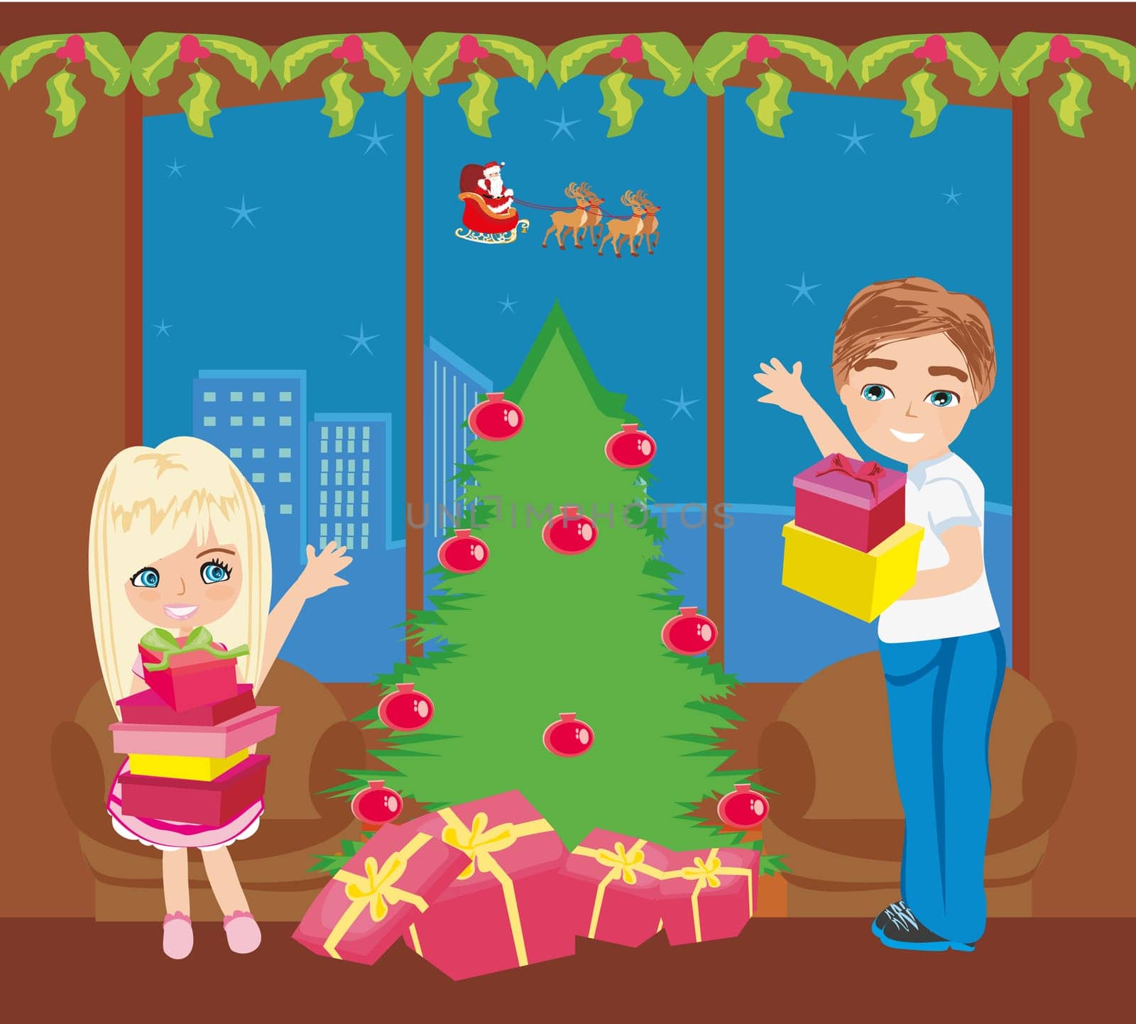 Christmas time.