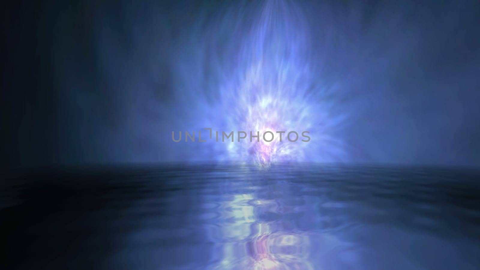 Aurora northen lights reflections on water