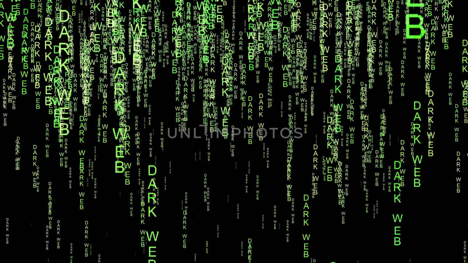 Dark web code on the internet