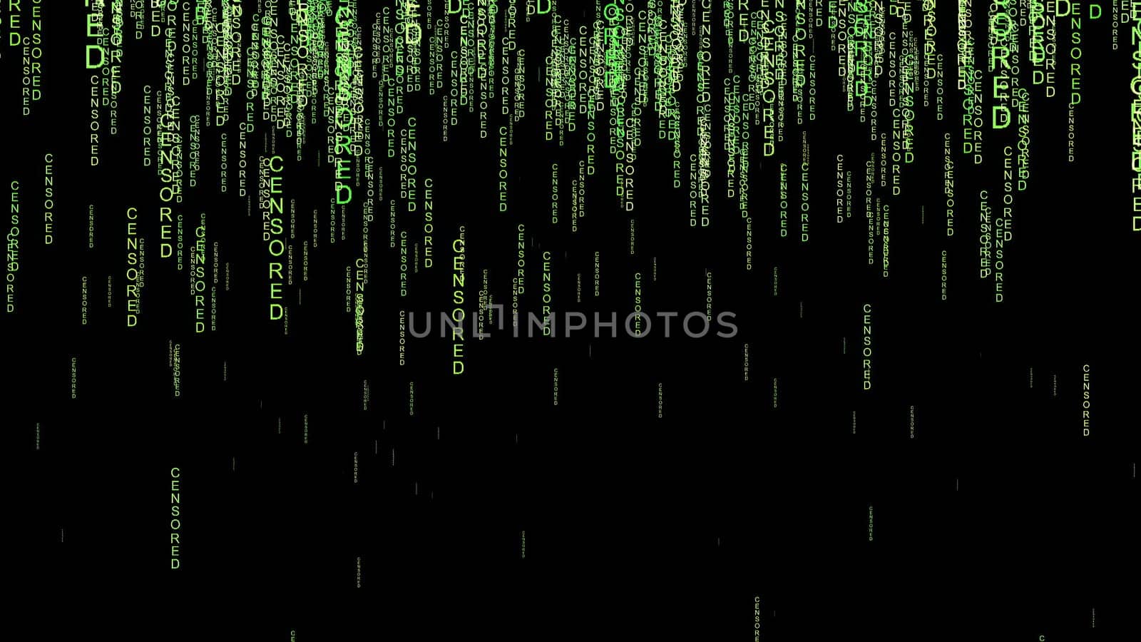 Censored  code on the web concept