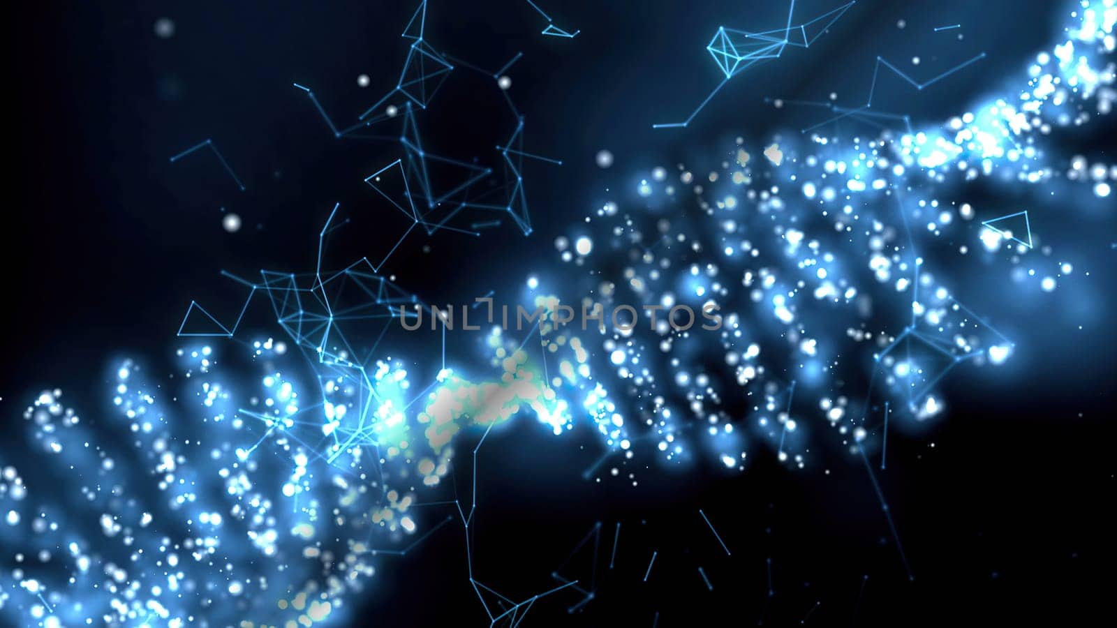 Dna Molecule Structure 3D illustration