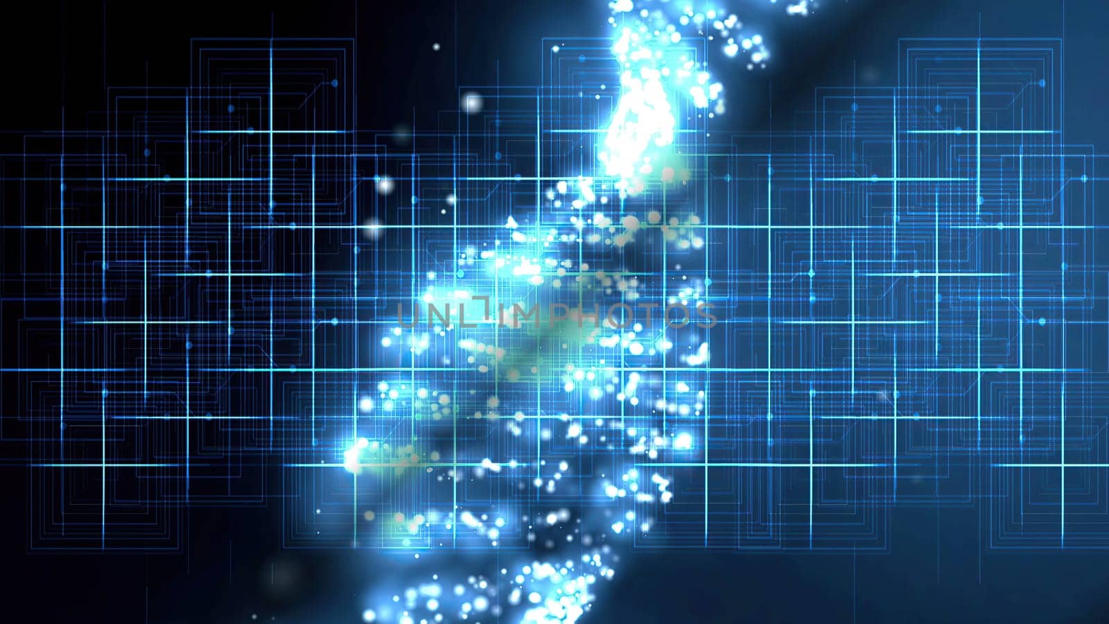 Dna Molecule Structure 3D illustration