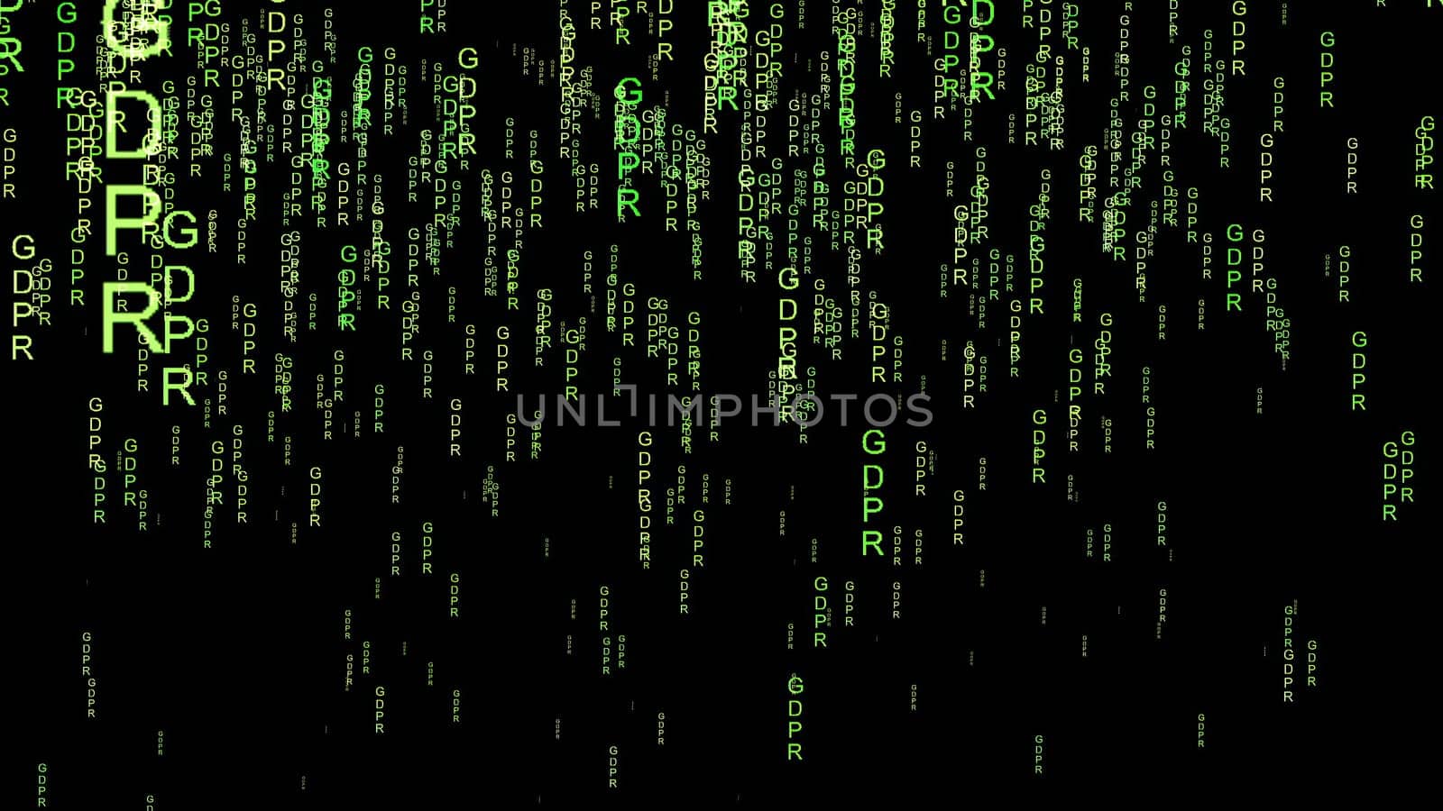 Fake news data online code  3d illustration