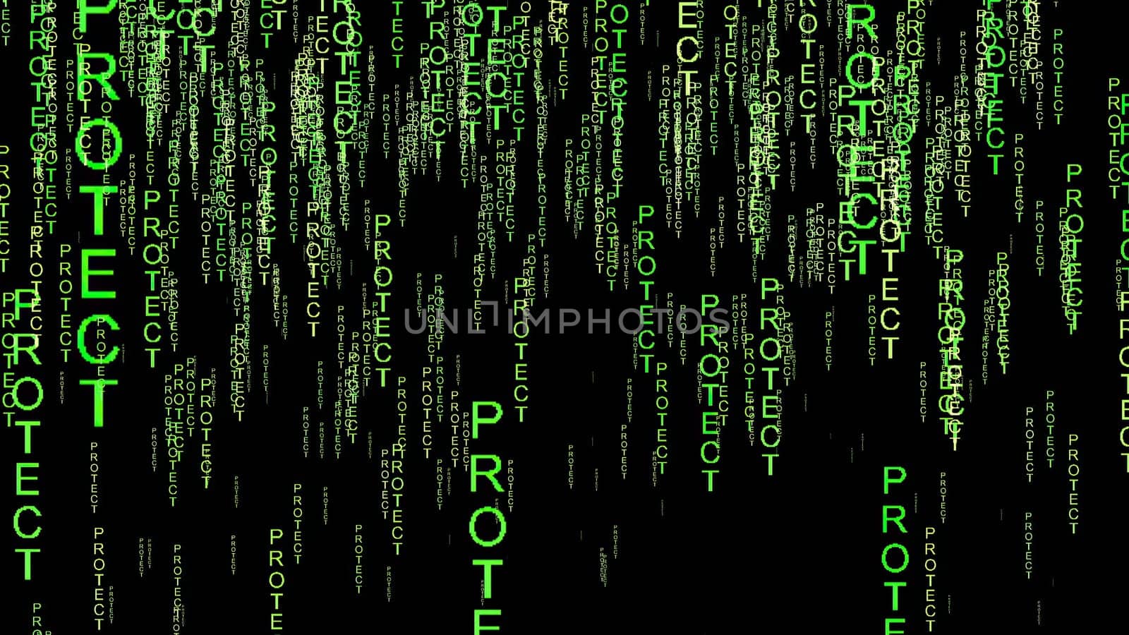 Protect data online code  concept