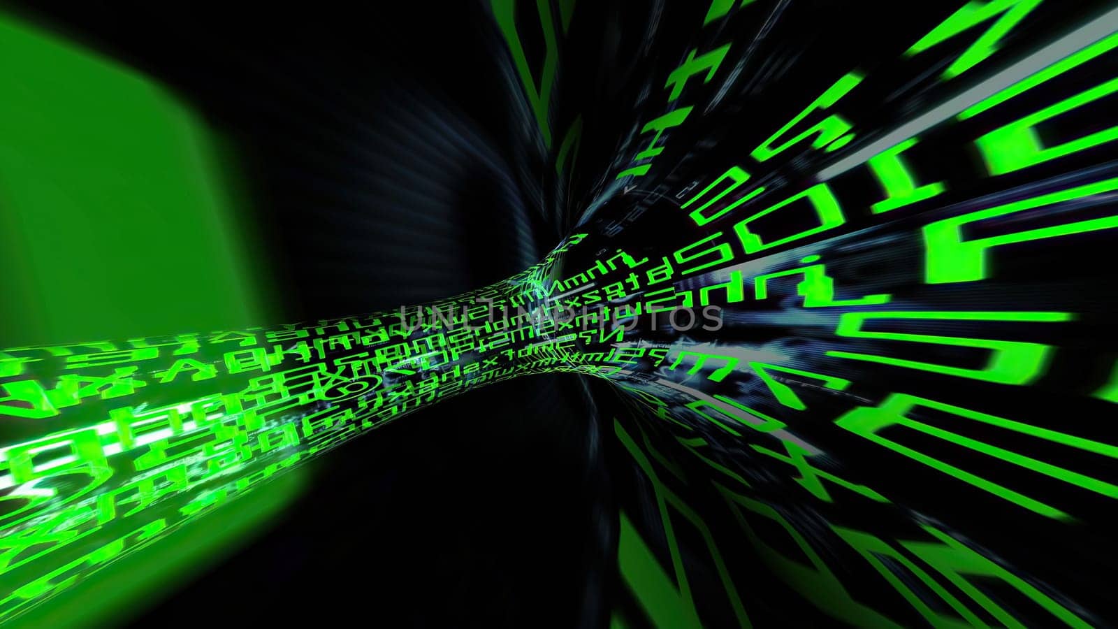 Driving through binary data tunnel