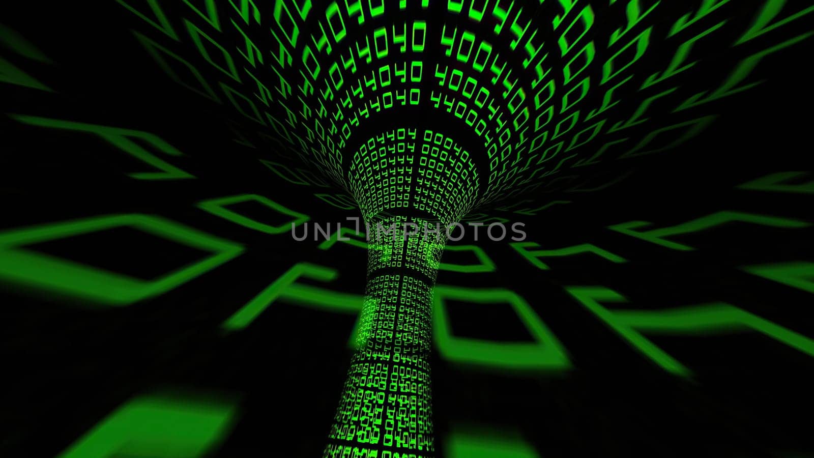Driving through binary data tunnel